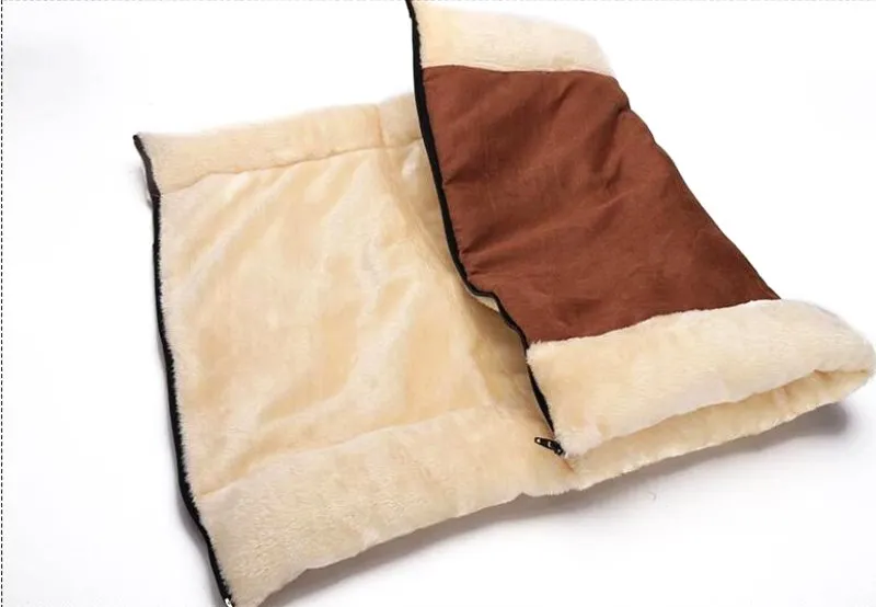 Dual Use Soft Polar Fleece Pet Mat Winter Warm Nest Cat Small Dog Puppy Kennel Bed Sofa Sleeping Bag House Cave | Дом и сад