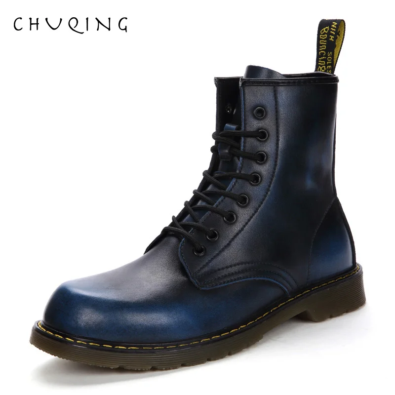 CHUQING Men 2019 Boots British Martins Vintage Punk Martin Winter Warm Shoes for Skateboarding Desert | Обувь