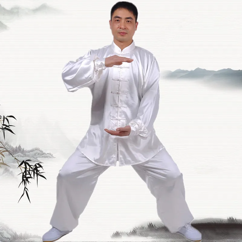 Костюм для тренировок taijiquan мужчин и женщин одежда боевых искусств с длинными