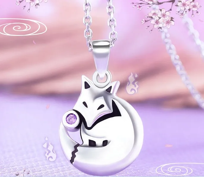 Ожерелье с подвеской в виде лисы из стерлингового серебра 925 пробы|necklace silver|silver