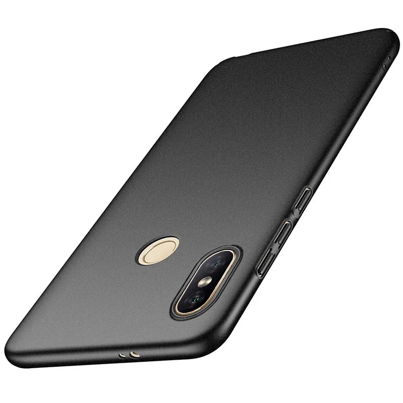 Black Чехол для Xiaomi mi 8 mi 8 lite, Жесткий ПК, тонкий матовый защитный чехол для задней панели s, красный mi 6A Note 5 5A 6 pro для Xiaomi Note 3 - Цвет: Black