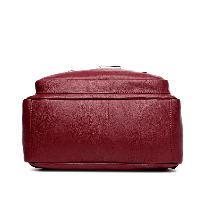 New Fashion Woman Backpack 2017 Leather Brands Female Backpacks GirlsHigh Quality Schoolbag Elegant Mochilas Feminina | Багаж и сумки