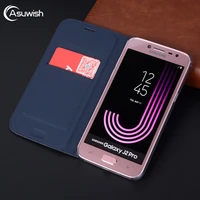 flip cover leather wallet case for samsung galaxy j2 pro j3 j4 j6 j7 j8 2018 j2pro j 2 3 4 6 7 8 sm j250f j400f j600f phone case