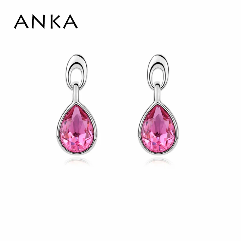 

ANKA New Earrings Crystal Stud Earring High Fashion Designer Brands For Women Main Stone Crystals from Austria #100276