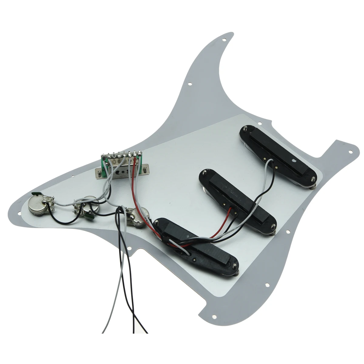 KAISH различные загруженные Strat SSS Pickguard Prewired ST Strat Pickguard с звукоснимателями подходит для крыла