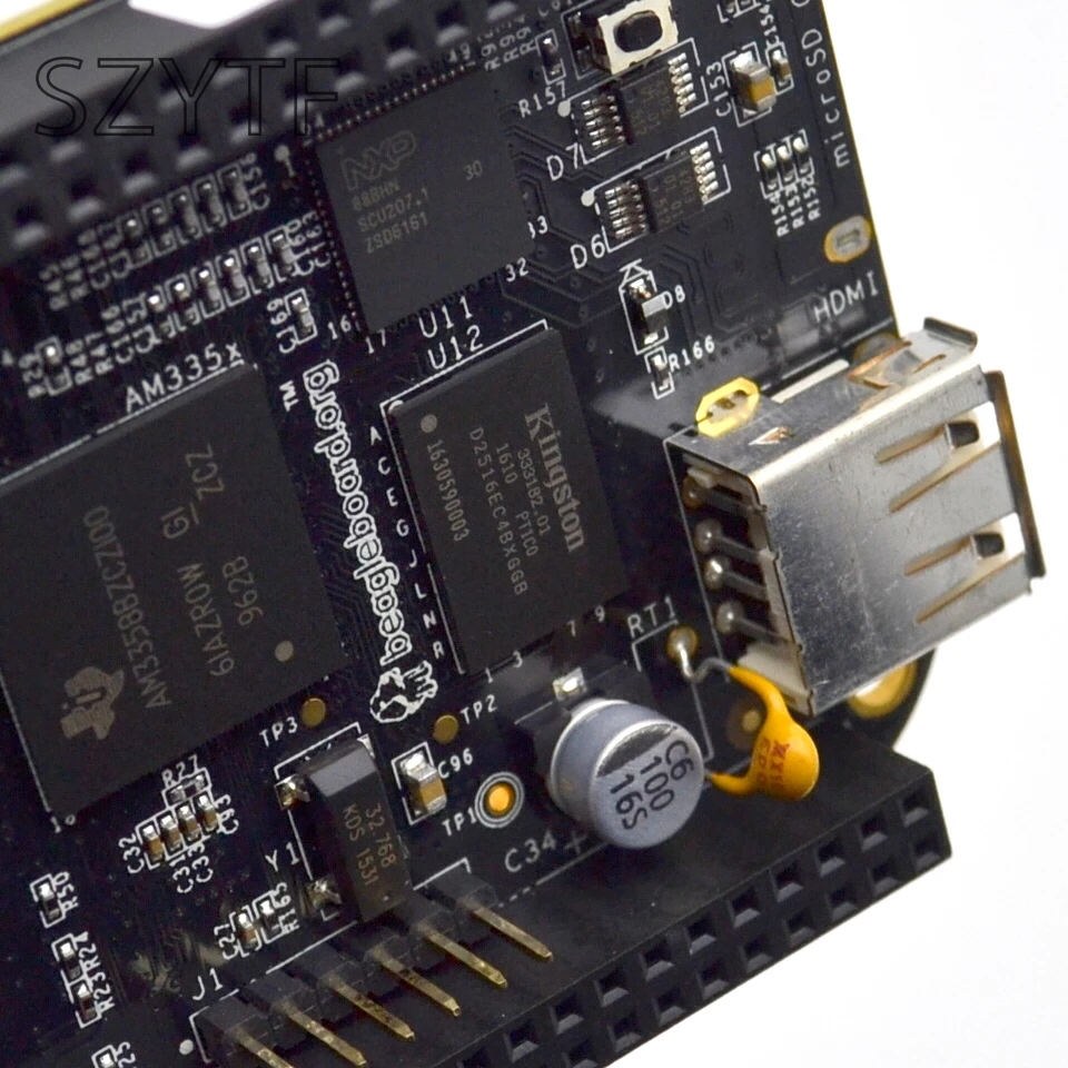 Новейшая Встроенная макетная плата Beaglebone Black BB AM3358 A8 RE V.C|beaglebone black|development boardrev c |