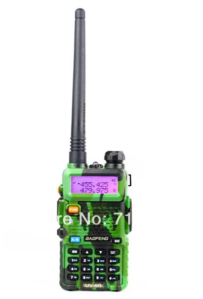 2 шт. BAOFENG UV 5R камуфляжная Двухдиапазонная Двусторонняя радиосвязь без наушников