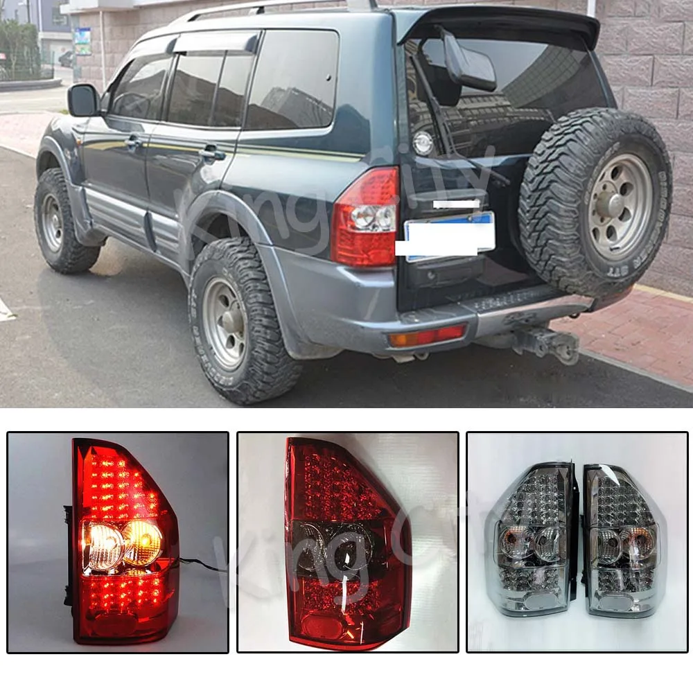 CAPQX 1 пара для Mitsubishi Cheetah Pajero V73 V77 задний бампер светодиодный тормозной светильник предупреждение стояночный задний стоп-сигнал задний светильник Taillamp