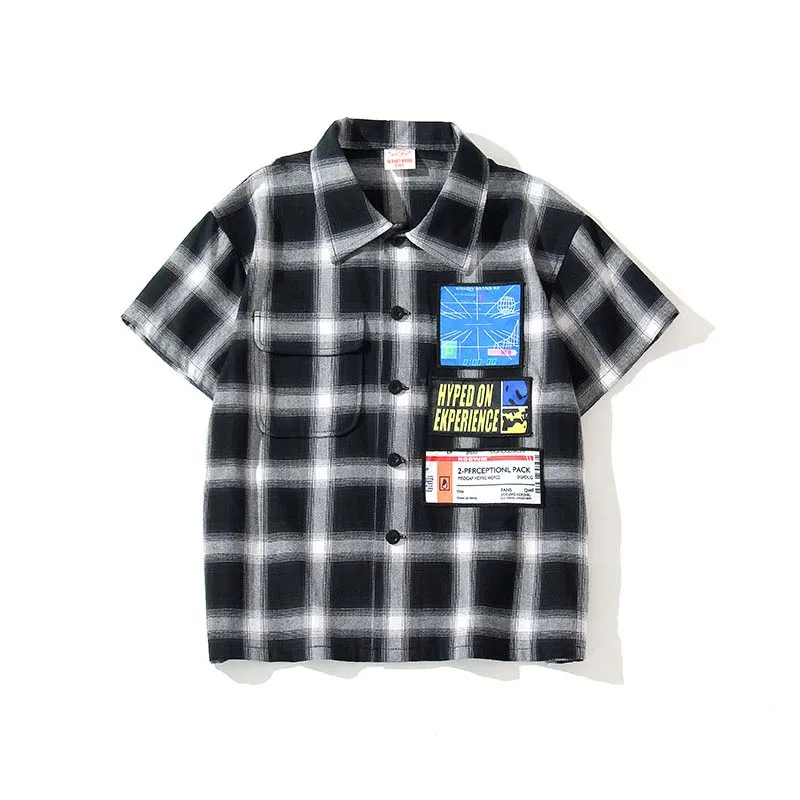 Tops Модный костюм для джазовых танцев; детская одежда в стиле хип-хоп; современная одежда для выступлений в джазовом стиле для девочек; детская рубашка в клетку; брюки; DQS1462 - Цвет: Tops