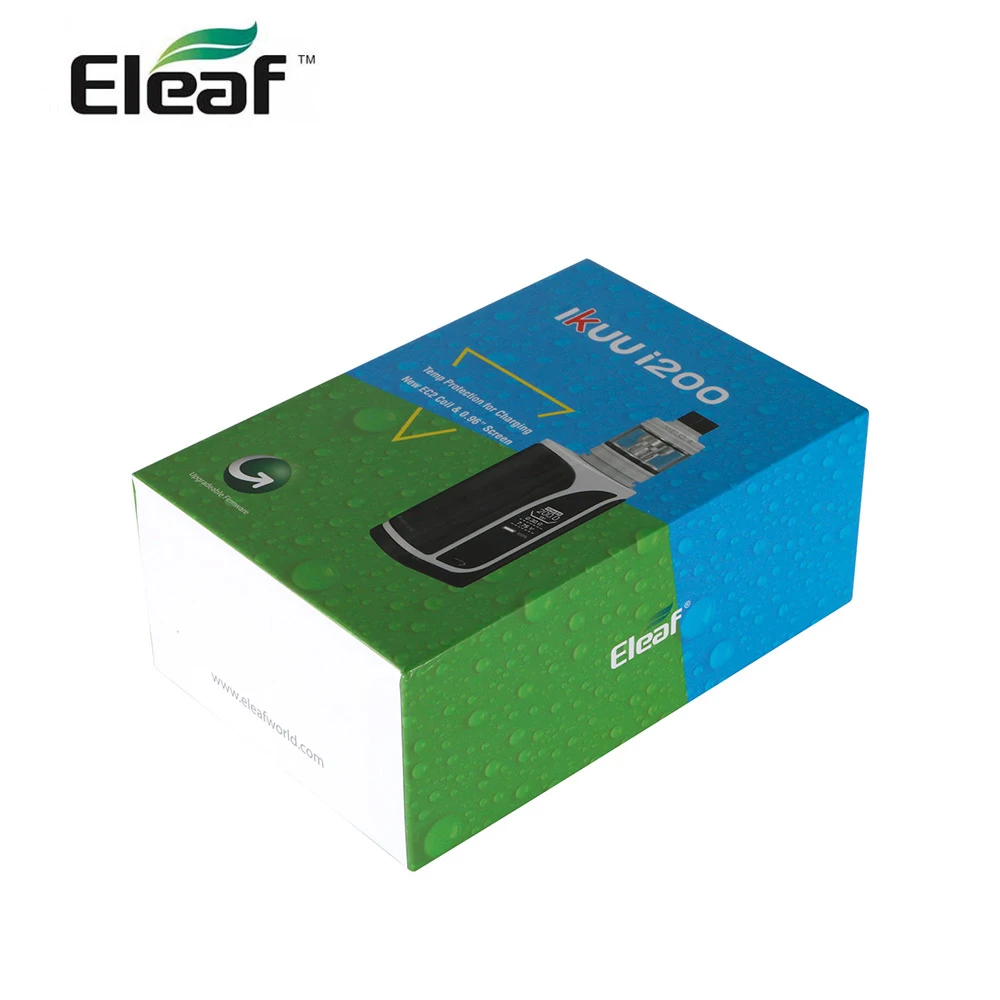 Original Eleaf iKuu I200 Starter kit with Melo 4 Atomizer 2ML Capacty 200W Mod Box 0.96 inch screen EC2 Head | Электроника