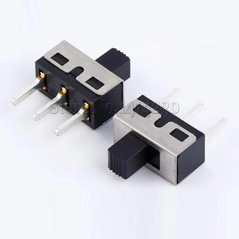 Тумблер SS12D10 SS12D11 50 шт. 3 штифта прямые ножки ручка 1P2T высота 5 мм расстояние 4 7 А 250 В