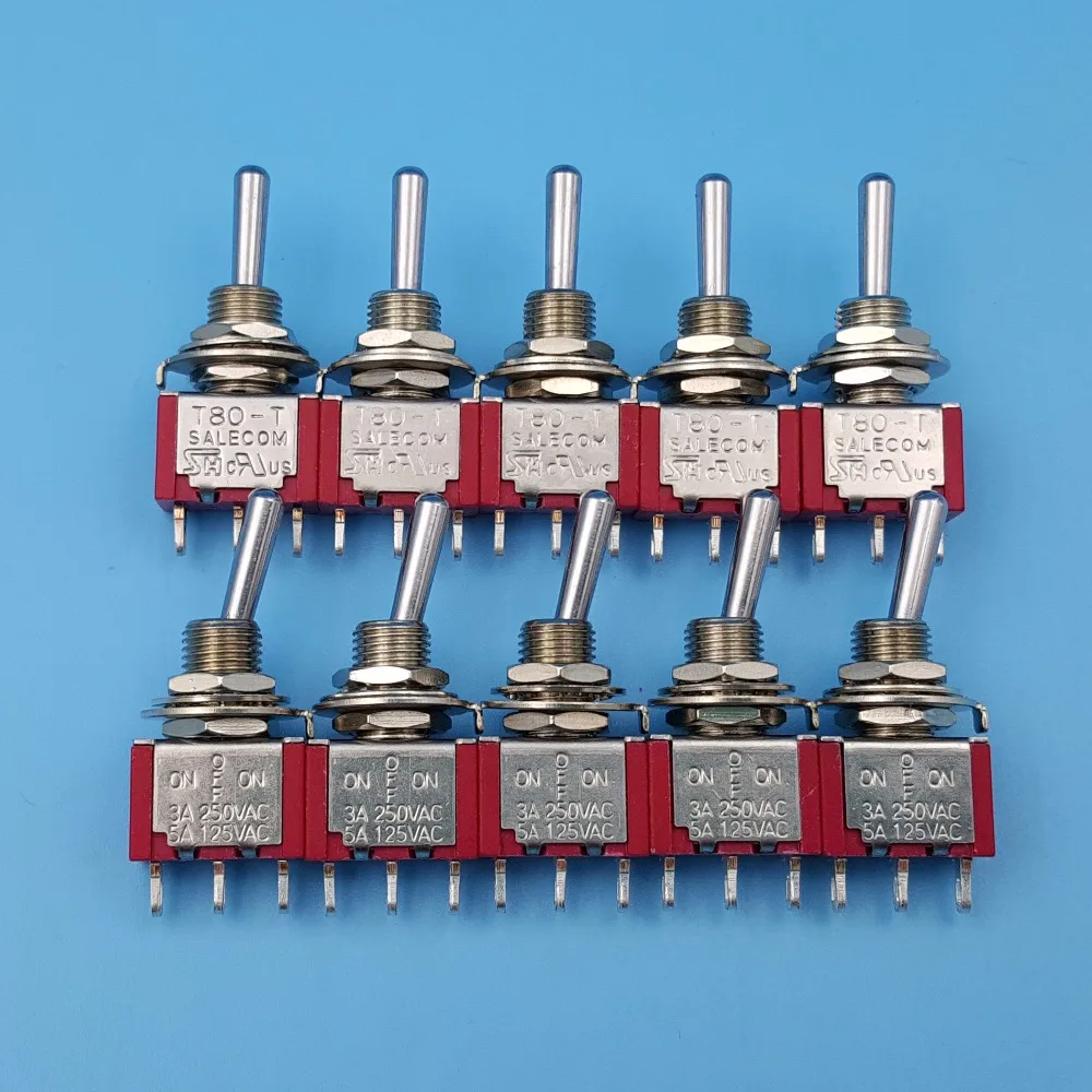 10 шт. SH T8014 3 контактный вкл. ВЫКЛ. ВКЛ. позиции SPDT мини тумблер|switch switch|switch toggleswitch 3pin