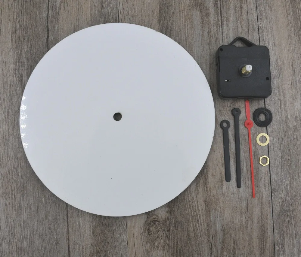 10 шт./лот сублимационные Пустые Пользовательские дизайнерские часы модные