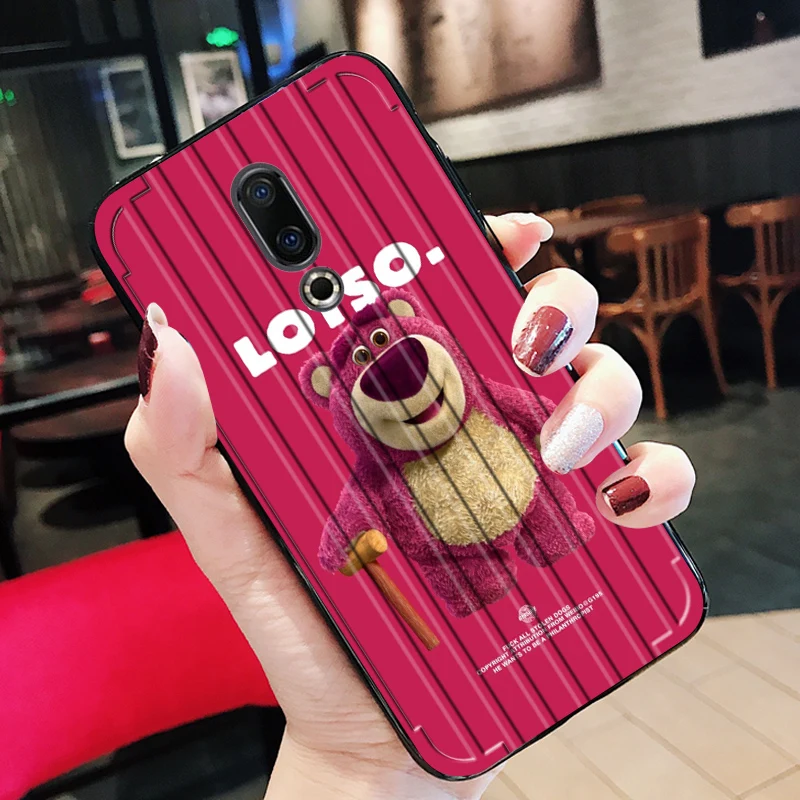 Чехол для багажа чехол Meizu 15 Lite 16 th Plus 16X 16S M15 милый мягкий с медведем X8 V8 Pro|Бамперы|