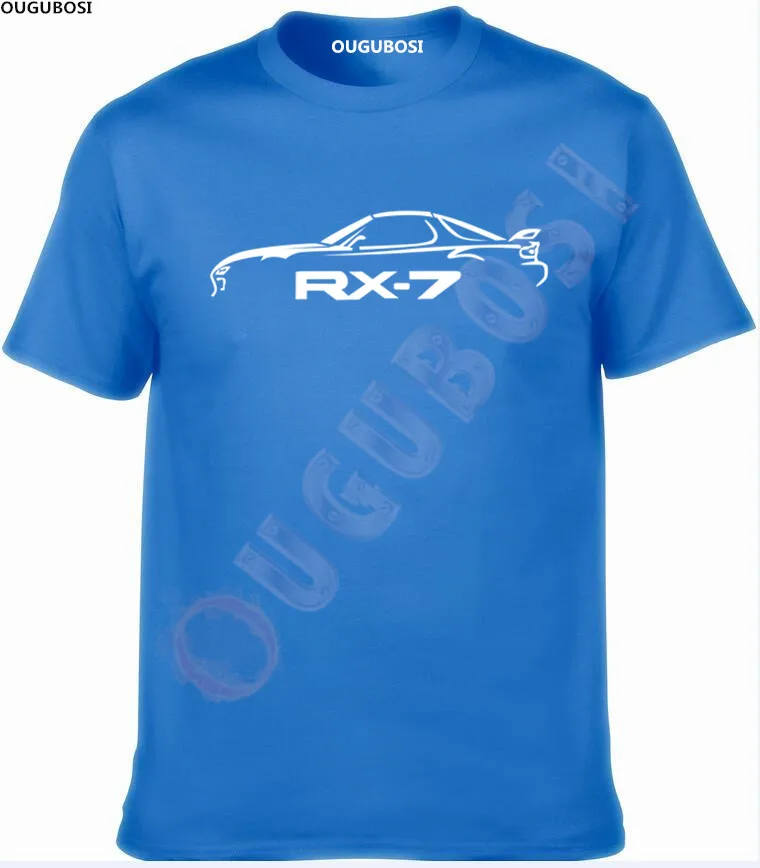 Бесплатная доставка MAZDA RX7 Вдохновленный автомобиль футболка # RX7|Мужские