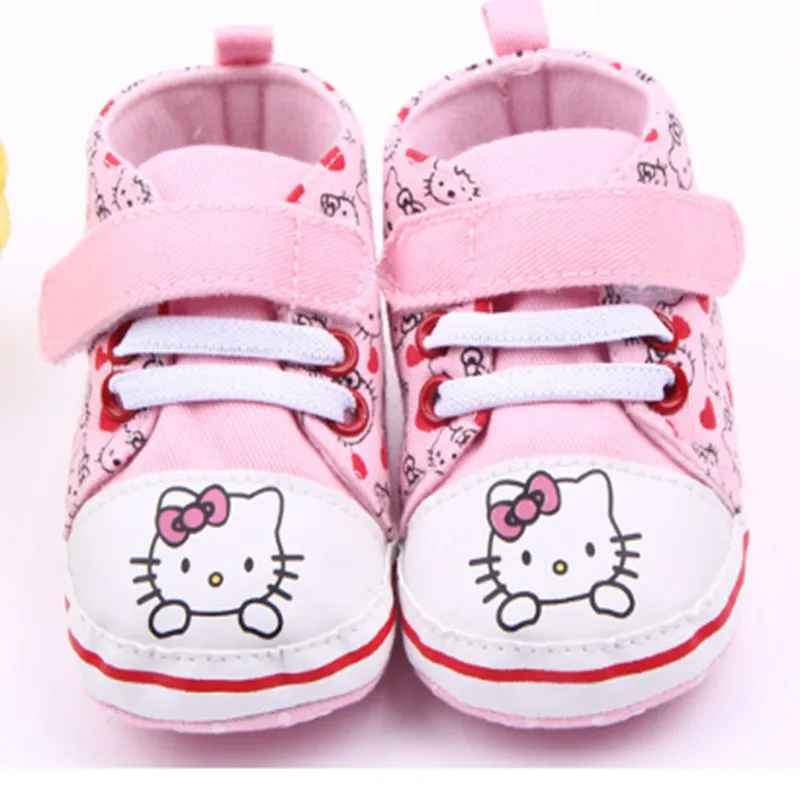 Детская обувь Hello Kitty для девочек брендовая повседневная маленьких принцесс с