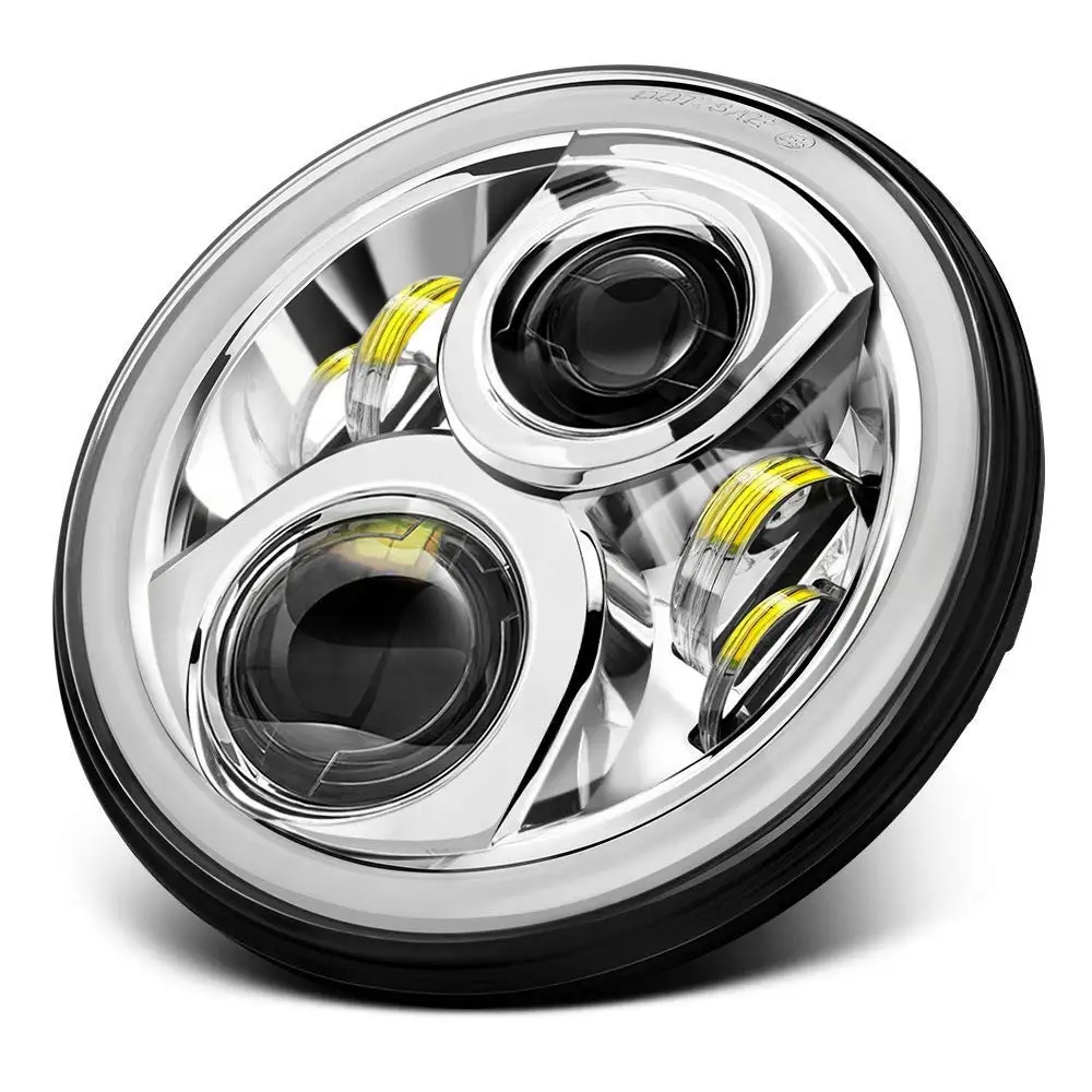 7 &quotH4 RGB Halo Bluetooth приложение управления светодиодная фара корпус кронштейн для