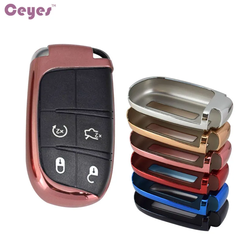 ТПУ чехол Ceyes для автомобильного стайлинга Compass Patriot Dodge Chrysler 300 Для Jeep Cherokee