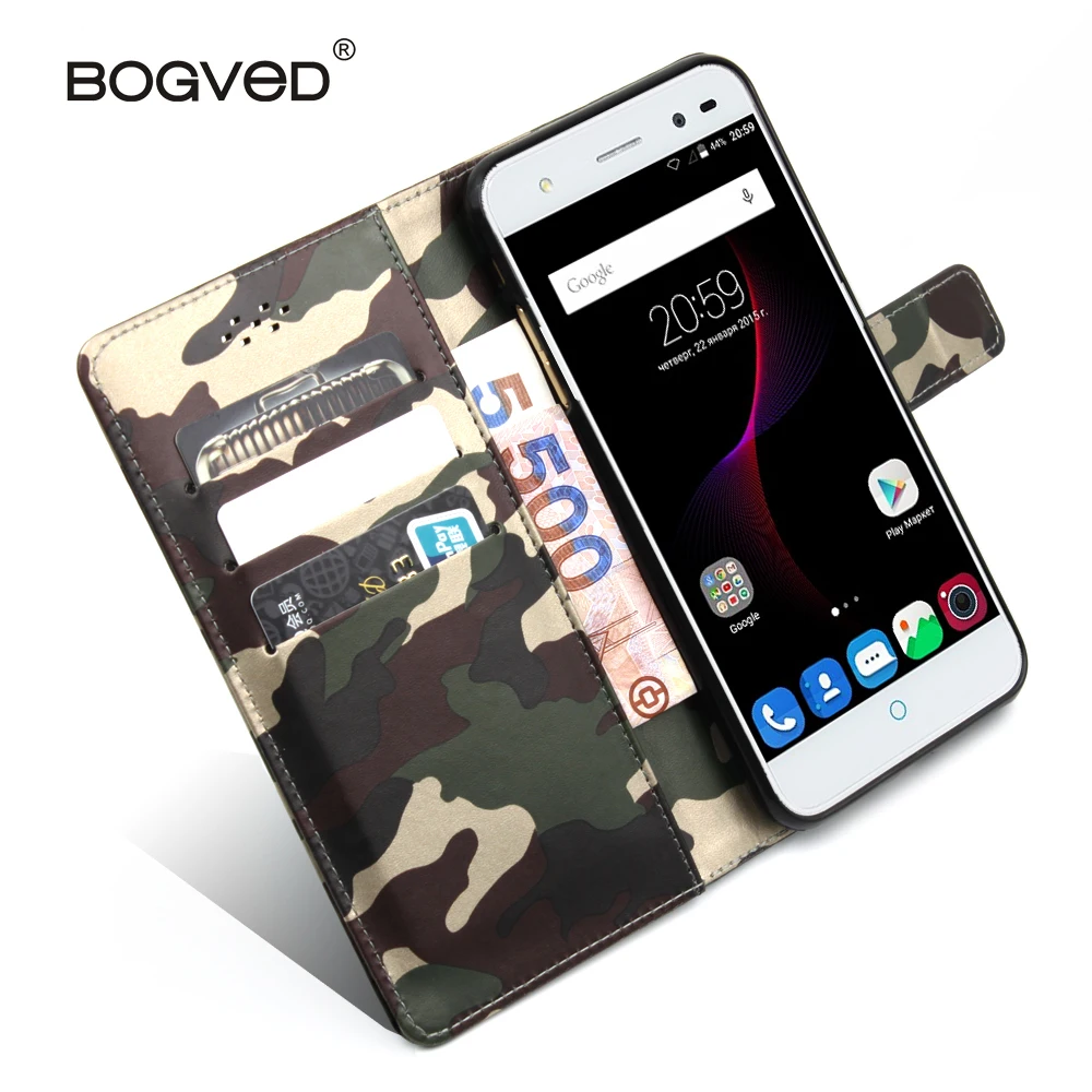 BOGVED Оригинал камуфляж Телефон чехол для ZTE blade V7 Lite силиконовый телефона Чехол