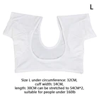 1 шт. моющиеся подмышечные прокладки для пота в форме футболки многоразовые впитывающие пот прокладки для духов размер ML