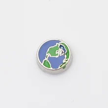 Earth плавающая подвеска плавающие амулеты FC0168 10 шт./лот|charm