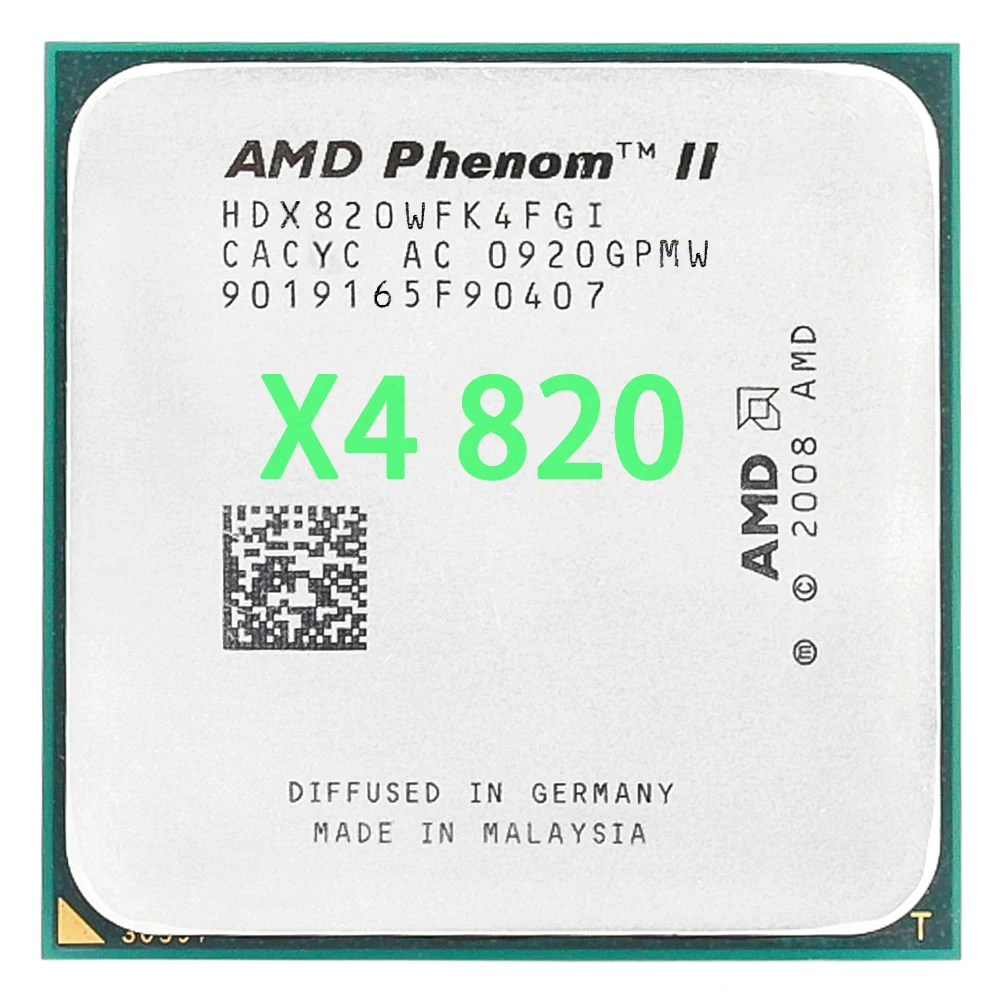 

AMD Phenom II X4 820 ( 2.8GHz Quad-Core CPU Processor HDX820WFK4FGI Socket AM3 )