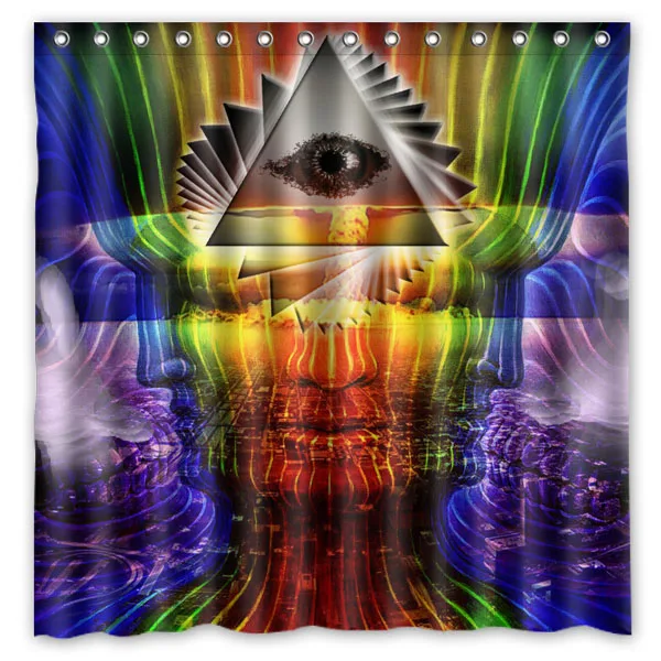 Индивидуальные Водонепроницаемый цветок для ванной Иллюминаты занавески полиэстер ткань с 12 крючками 180*180