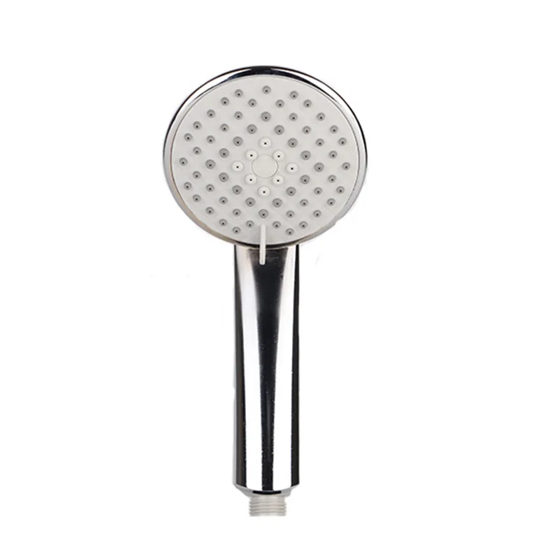 shower head ZhangJi Lotus, душевая головка высокого давления, 5 режимов, многослойное покрытие, силиконовые отверстия, Распылительная насадка, 110 см, большая панель, душевая головка - Цвет: shower head