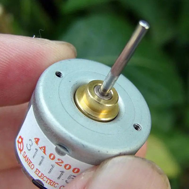 Латунь плеча вала 24 мм Круглый Micro 310 двигатель постоянного тока RF-310CA длинные