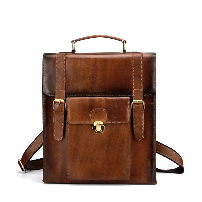 Для мужчин Мини Back Pack пояса из натуральной кожи ручная сумка через плечо пакет