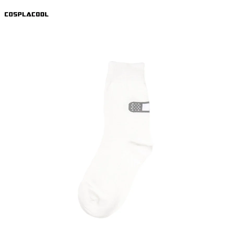 

[COSPLACOOL]cute white College style pattern spring winter in tube socks women personality Sokken feminina calcetines mujer