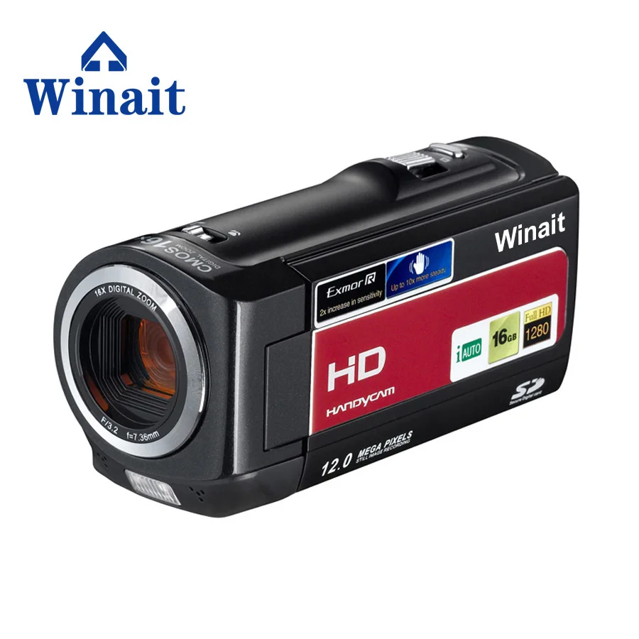 Цифровая видеокамера Winait 16X с цифровым зумом 5 0 мегапикселей CMOS датчик ЖК дисплей