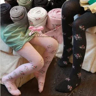 Чулки для маленьких девочек весенние хлопковые колготки детские Танцевальные