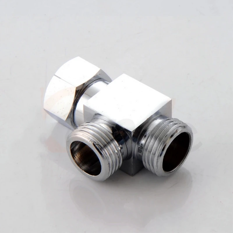 Тройной латунный хромированный водоотводящий рычаг-переключатель сепаратор с