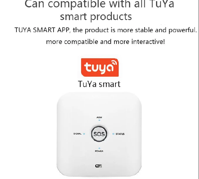 Yobang Security Tuya APP Control Wifi GSM домашняя охранная сигнализация система видео IP камера