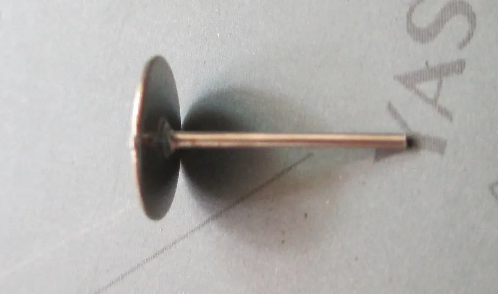 1000 pieces Nickel Free Surgical Steel Stud Earnuts Earring Studs 5mm/6mm/8mm plate for cabochan (NO BACKING) | Украшения и