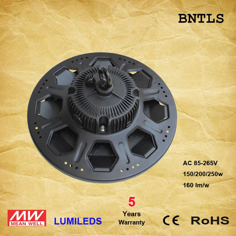 

UFO LED High Bay Light - 200W (800W HID/HPS Replacement, 5700K, Dimmable (Optional), IP65 Waterproof, Warehouse lights