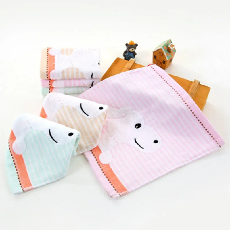 Детское полотенце из 100% хлопка с милой собачкой мультяшное для новорожденных