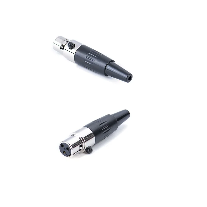 10 шт./лот Mini XLR 3Pin гнездовой разъем маленький Аудио Микрофон Разъем для MIC пайки |