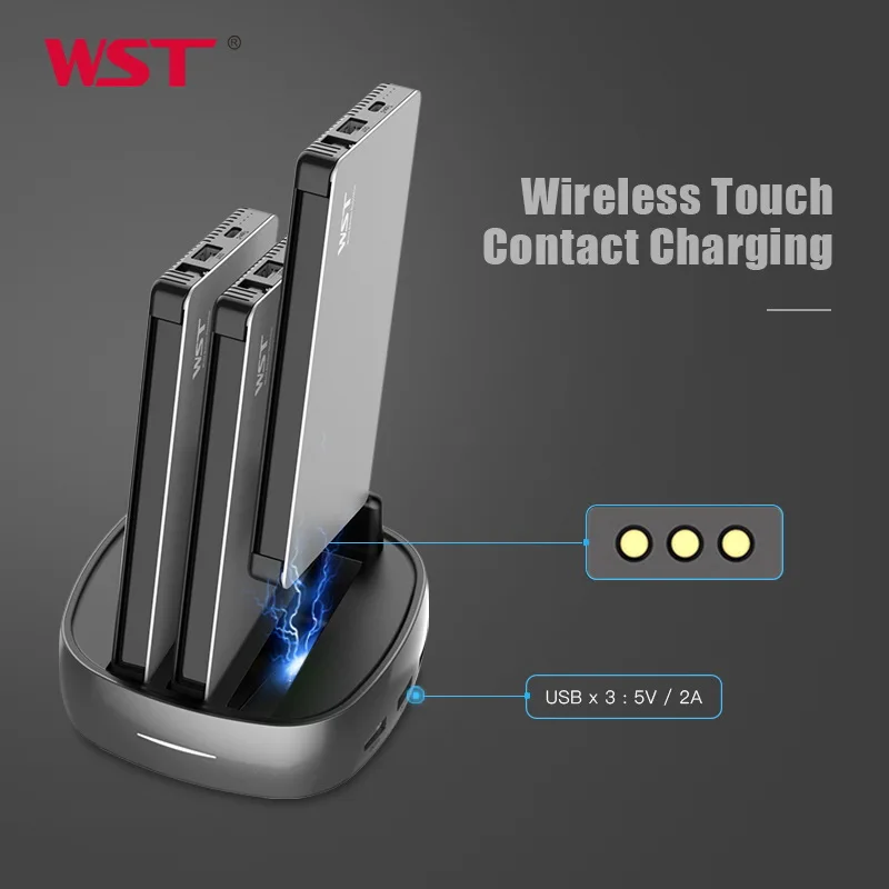 Портативная зарядная станция 3 в 1 WST WP931B3 USB 8000мАч x 3|Внешние аккумуляторы| |