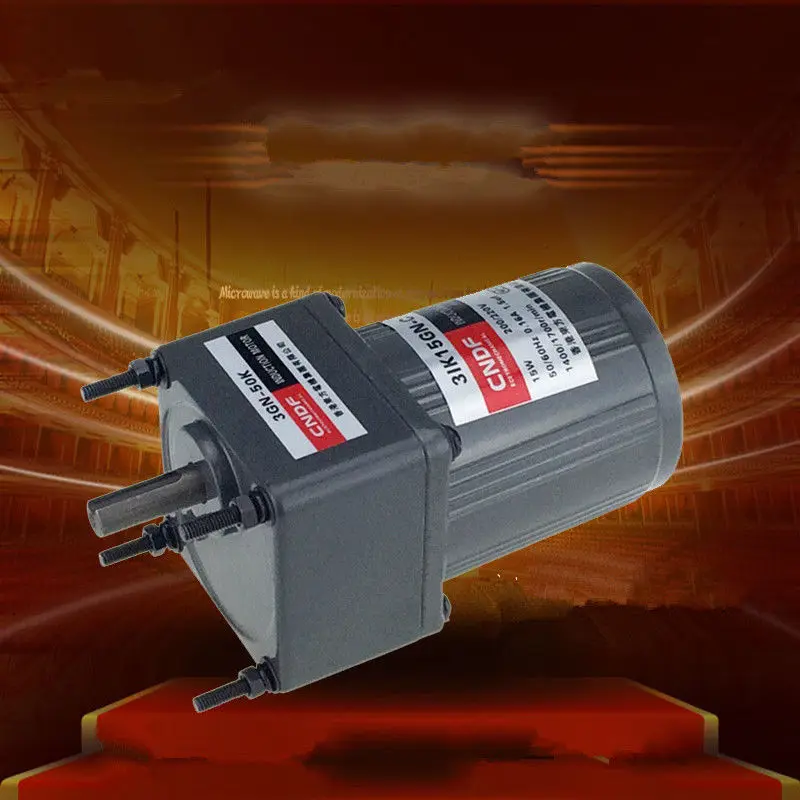 110V 200 V/220 V/230 V 380V AC вертикальный микро мотор-редуктор 15W 3IK15GN постоянная скорость крутящий момент 3GN 7 RPM-450 RPM