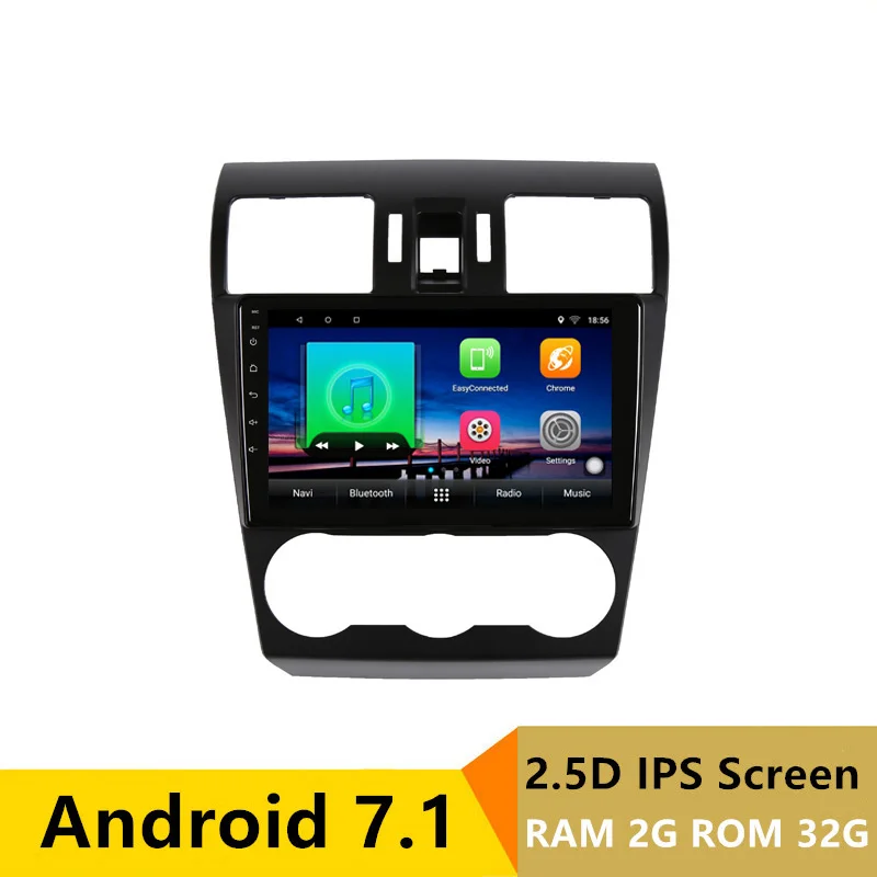 9 &quot2 + 32 г 2.5D ips Android 7 1 DVD мультимедиа плеер gps для Subaru Forester XV WRX 2012 2013 2016 Радио стерео