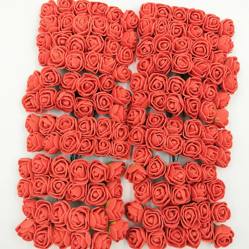 36/72/144 шт. декоративные розы из пенополиэтилена 2 см|Искусственные и сухие цветы| |