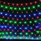 BEIAIDI светодиодный сетчатый светильник 2X2M 3X2M, гирлянда для сада, Рождественская рыболовная сеть, сказочный светильник для украшения дерева, праздничная гирлянда