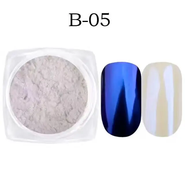 B-05 1 г/jar розничная В виде ракушки эффект Глиттеры для ногтей Косметическая пудра В виде ракушки Косметическая пудра Пигмент Nail Косметическая пудра пыли лазерной Дизайн ногтей украшения B - Цвет: B-05