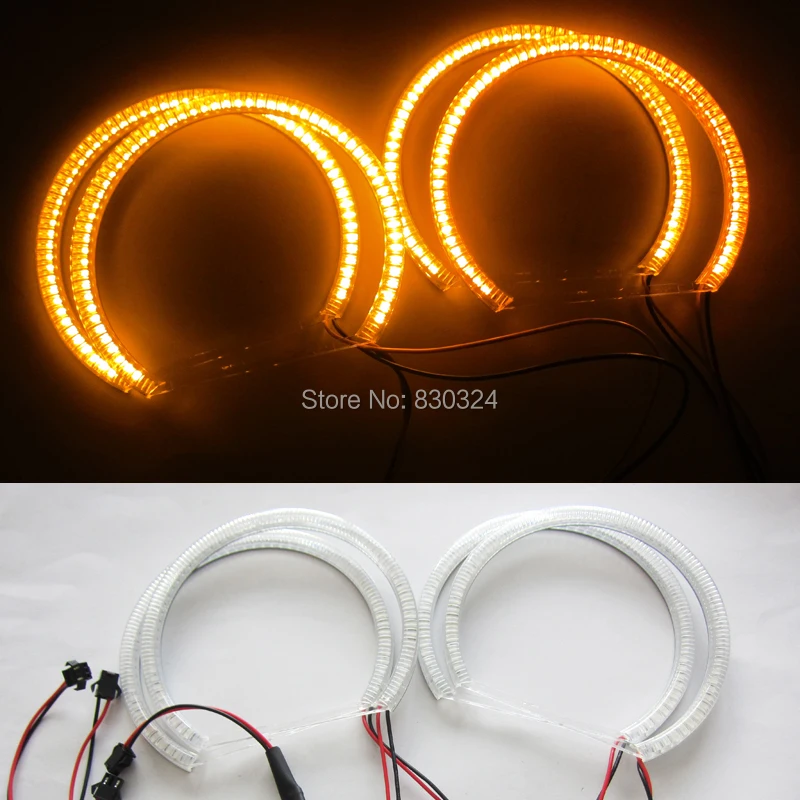 4X131MM SMD СВЕТОДИОДНЫЙ ангельские глаза гало кольца DRL светильник для BMW E46 E39 E38 E36