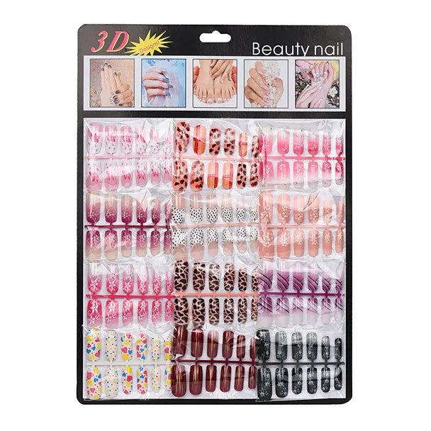 

144pcs Mixed Set False Nail Tips Artificial Fake Nails Art Acrylic Manicure Gel False Nails Natural Acrylic UV Gel 5.6