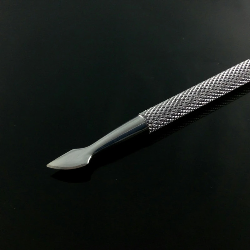 1 шт. инструменты для ногтей из нержавеющей стали кутикулы толкатель Очиститель