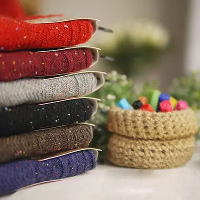 2019 шерстяные теплые женские чулки до середины икры модные длинные h сапоги в