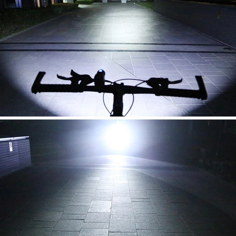 Велосипедный фонарь INBIKE ультраярсветильник передний светодиодный 1000 лм зарядка